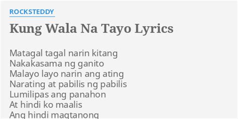 matagal na kitang bet lyrics|Lyrics .